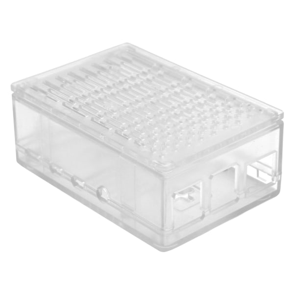 Beskyttende etui til Raspberry Pi 4B ABS-skal Reserveret alle porte til HDMI USB A/VTransparent