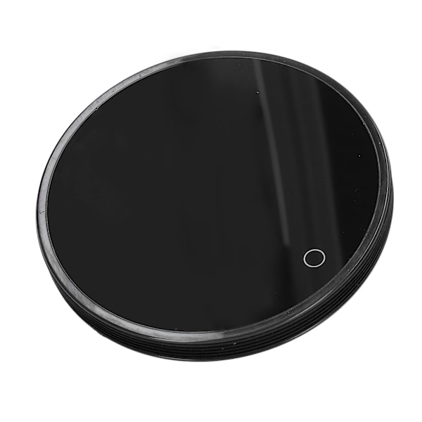 Kopvarmerplade i aluminiumlegering 18W bærbar husholdning elektrisk krus varmeplade til kaffe te mælk EU-stik 220V sort