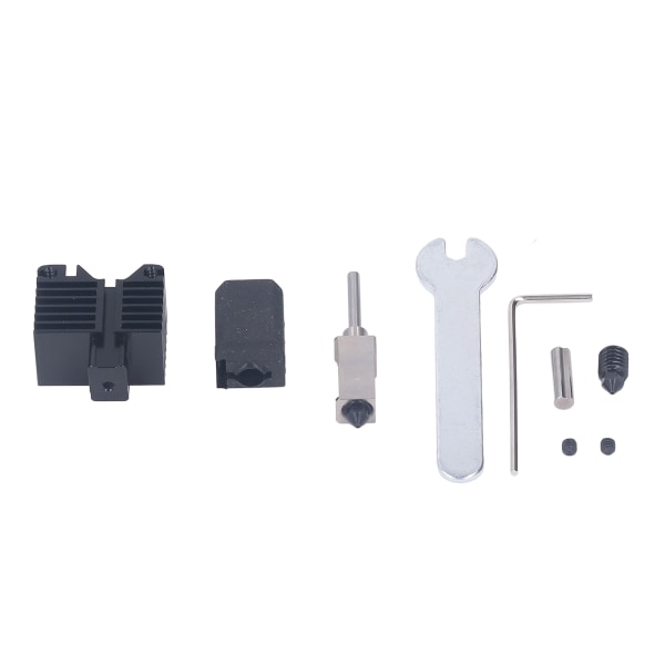 3D Printer Nozzle Hot End Kit Hotend Heat Dissipation Block Throat Tube Silicone Cover for Bambu LabX1