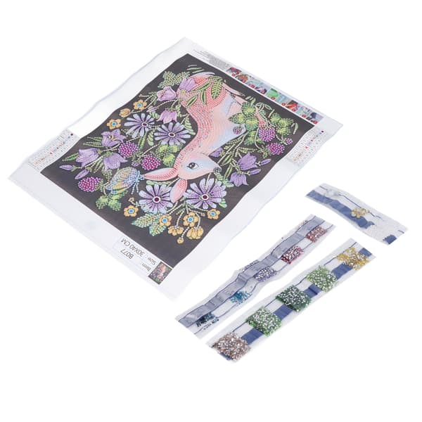 Diamantmålning DIY Hjortformad Canvas Strassmålning Dekorativ Målningssats