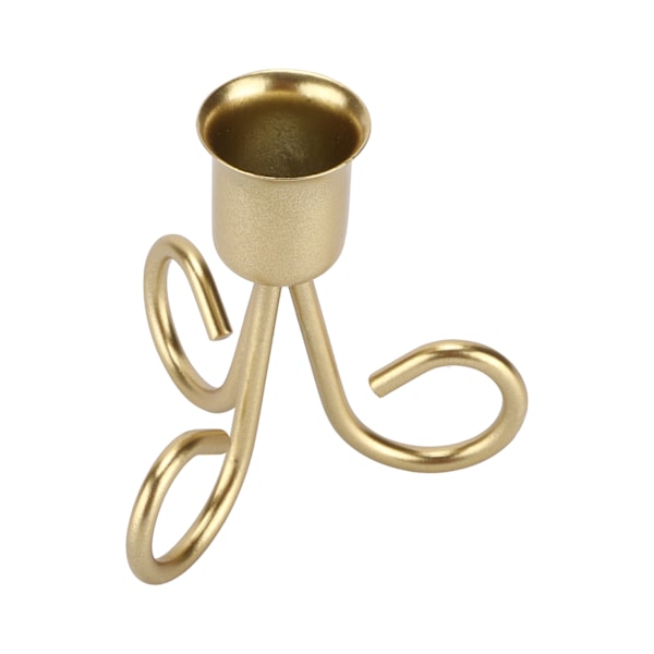 Smidesjärnsljusstake Nordisk Retro Geometrisk Aromaterapi Ljusstake Stativ Heminredning Guld