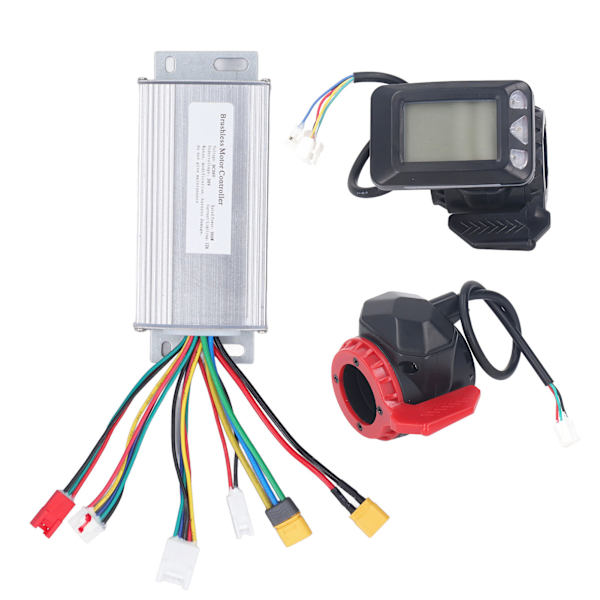 36V 350W Motor Controller Display Panel Tommelgas Sæt Aluminium PCB Plast Elektrisk Cykel Modifikationssæt til Elektrisk Cykel Scooter