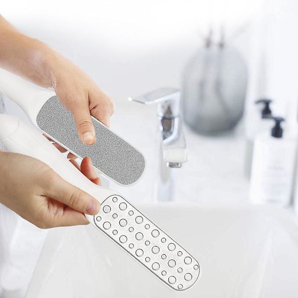 Nem Fodfil af Rustfrit Stål til Nem Fjernelse af Hård Hud, Pedicure og Fodpleje