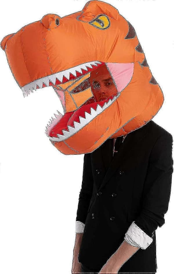 Halloween Helkropps Bobblehead Oppustelig Kostume Lufthovedmaske Halloween Kostume C