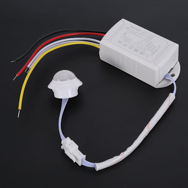 220V Mini Justerbar Infrarød Sensor Menneskekrop Induktion Afbryder til Lyslampe