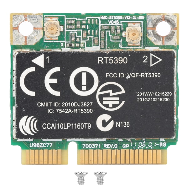 Trådløst Netværkskort Wifi Adapter til HP Computer RT5390 SPS 630703‑001 Mini PCIE 802.11N