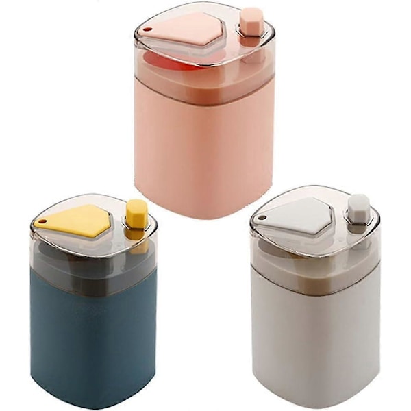 3 st Tandpetare Dispenser, Automatisk Tandpetarhållare, Kreativ Tandpetarbox, Portabel Plast