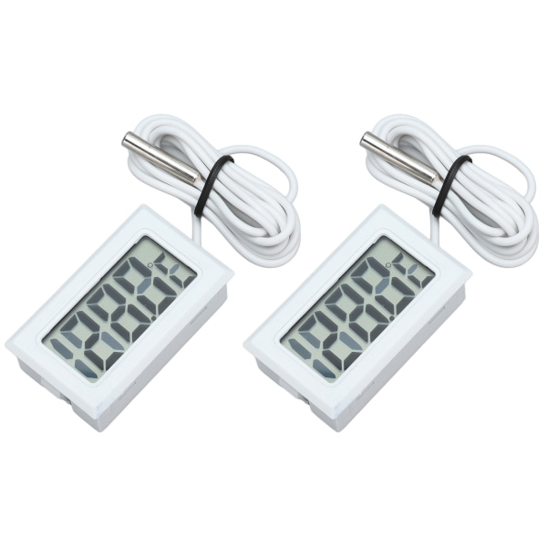 2st elektronisk digital termometer termostat temperaturmätare 2s Uppdatera med ProbeWhite