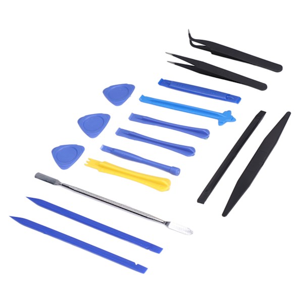 Elektronikreparationsværktøj PVC-plastikåbning Nysgerrig Triangular Sheet Spudger Pincetsæt