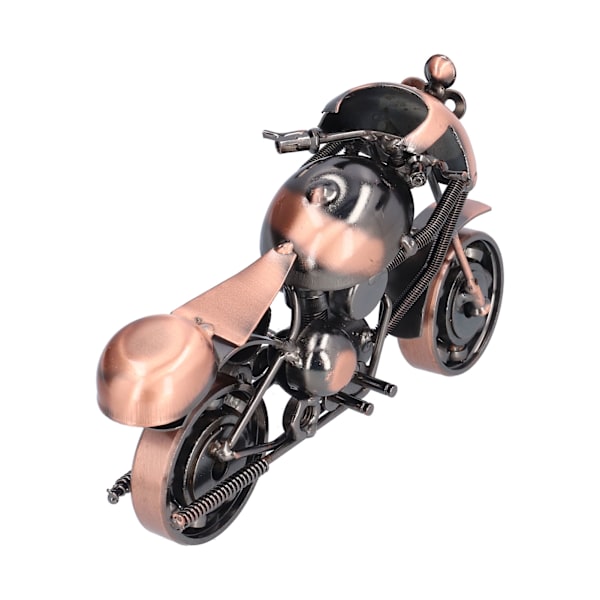 Motorcykel Model Retro Bronze Klassisk Utsøgt Hjem Dekorative Håndværk Ornament