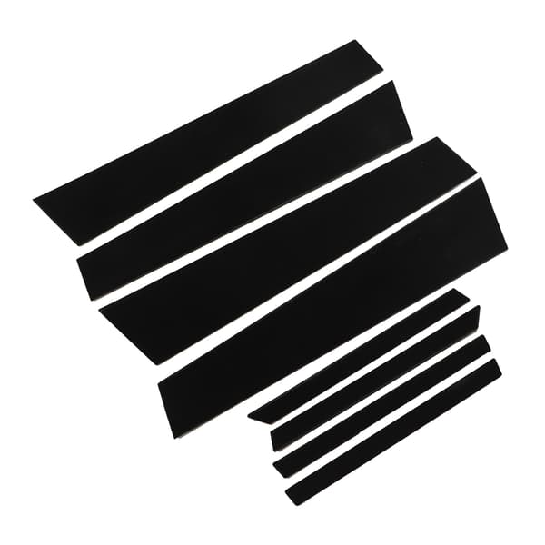 8 STK. Stolpevinduesafdækning PC Blank Sort B Stolpeafdækning Erstatning For Civic 2012-2015