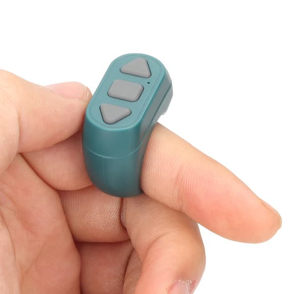 Fjernkontroll Sidevender Bluetooth 4.0 Ringkontroller 2.4‑2.4835GHz for Telefon APP