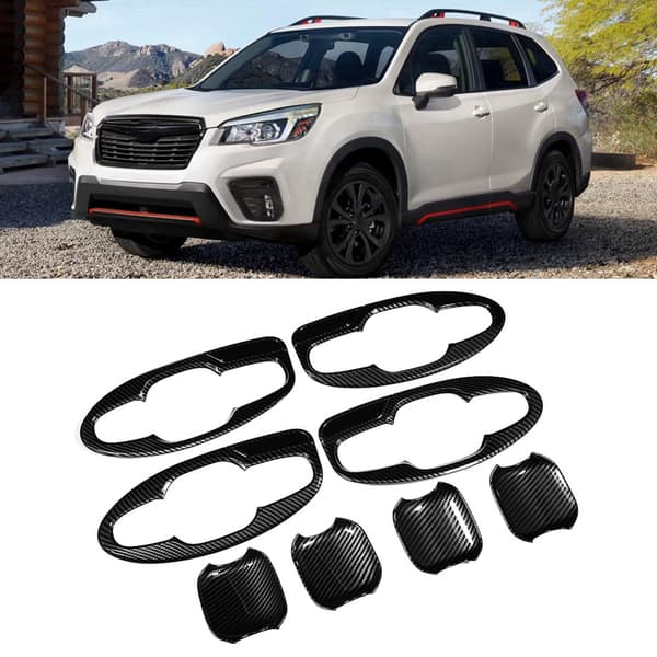 8 stk. innleggsplate til dørhåndtak, passer til Subaru Forester SK 2019