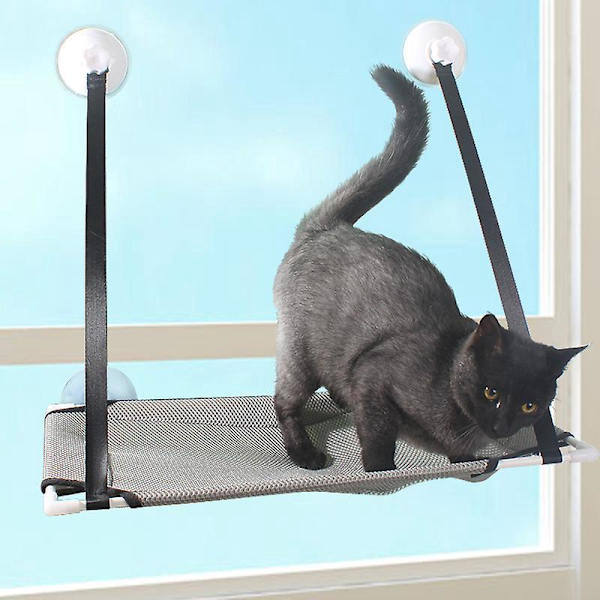 Cat Window Hammock - Mysig solabborre för katter med starka sugkoppar