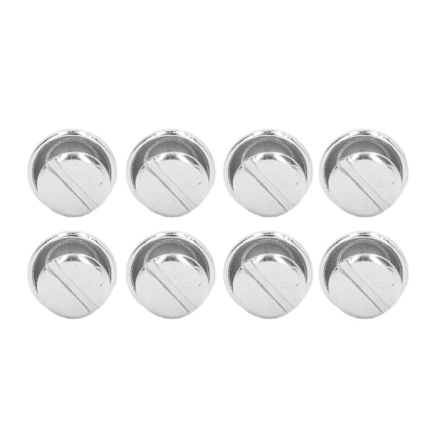 10mm 100 sarjaa sieniniitit pyöreä pää puoliympyrä galvanointiprosessi metalliseos sieni niitit laukkuihin kengät hopea