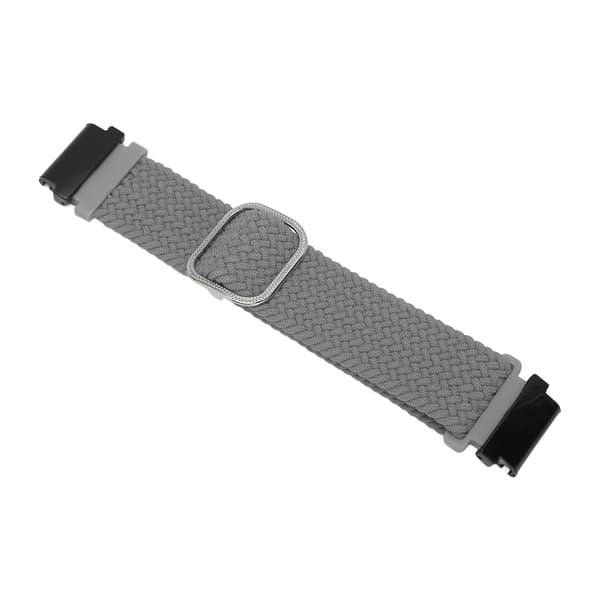 Klockarmband vävt nylon justerbart klockarmband för Garmin Fenix ​​7S 6S 5S grå