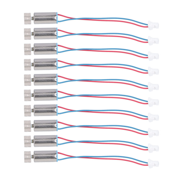 10 ST Vibrationsmotor 1,5 V-3V 6x12 mm hög precision och effektivitet mini kärnlös motor för spelkontroll
