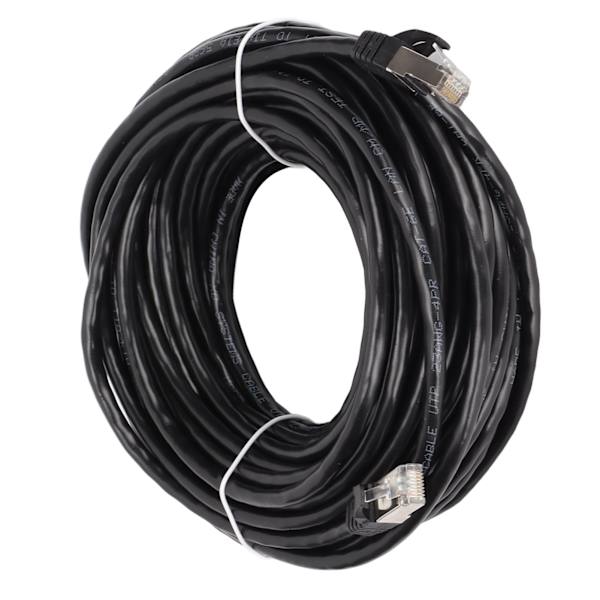 Cat 6 Ethernet-kabel EMI-beskyttelse Lavt returtap 10 Gbps Høyhastighets RJ 45-kontakt Internett-ledning for PC 20 meter