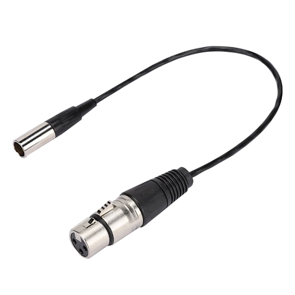 Mini XLR 3pin uros XLR 3pin naaras alumiinifoliolla suojattu kuparilanka äänikaapeli