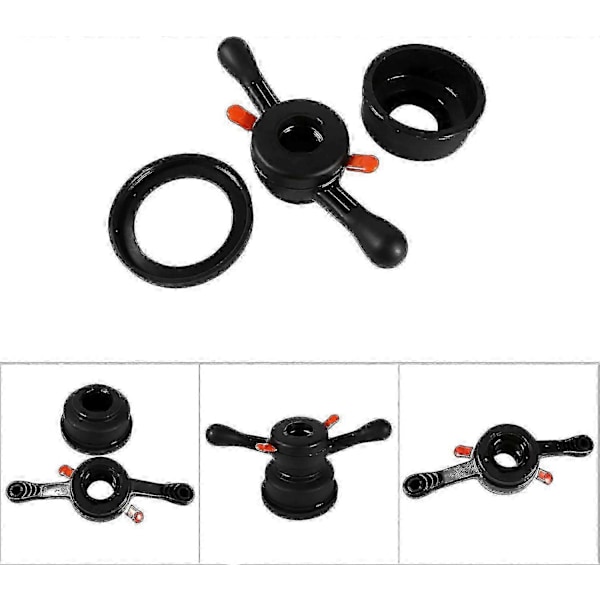 Däckbytesverktyg, 36mm snabbkopplingsnav vingmutter hjulbalanserare däckbytesverktyg (delning 3mm)