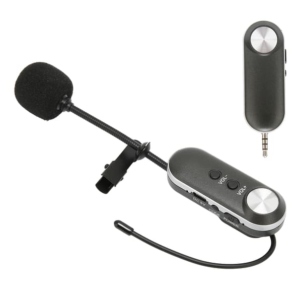 T‑3 Trådløs Lavalier Mikrofon UHF Professionel Reversmikrofon til Mødetale PA-system 100‑240VAU Stik