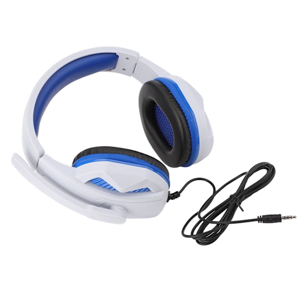 Gaming Headset Brusreducering Stark Bas Andningsbar Trådbunden Spelhörlurar med Mikrofon för PS5 för XBOX PC