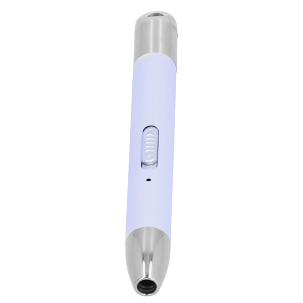 Diamantmaleri Pen Belysning USB Genopladelig DIY CrossStitch Håndværk Værktøjer 6Pcs Spids (Taro Lilla)