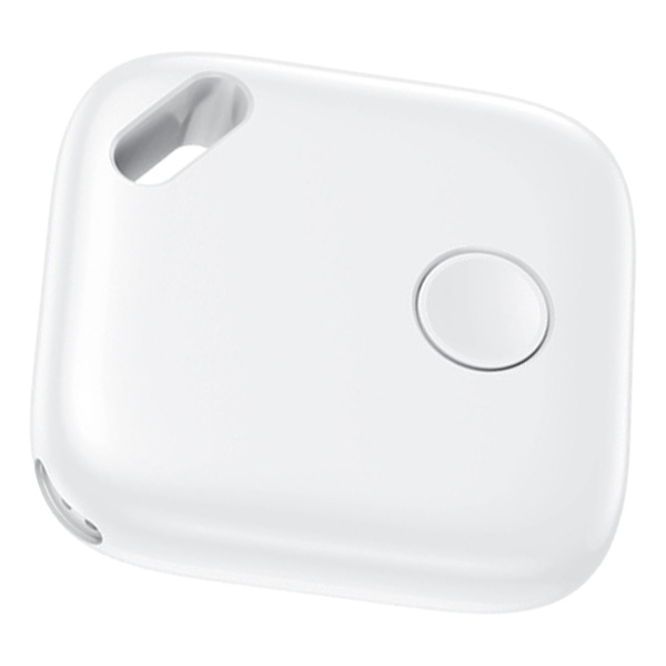 Smart Key Finder Locator GPS-sporingsenhed Vedhæftningselement Nøgler Pung Taske Locator til IPhone Hvid