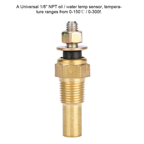 Vann-/oljetemperatur 1/8 NPT elektrisk senderenhet temperatursensor