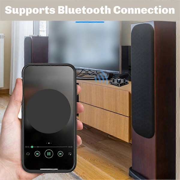 Dobbelt Mikrofon Karaoke Maskine Bluetooth 5.0 Lyd Effektforstærker