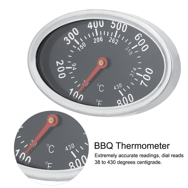 Ruostumaton teräs BBQ-savustin grillilämpömittari 430℃