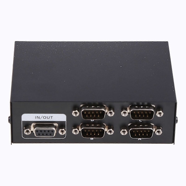 4-Port Datadelingsbryter For Skriver 9-Pin Seriell Bryter Databryter