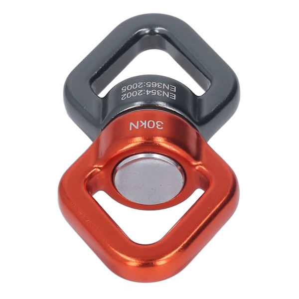 Swing Spinner 360 graders roterande 8-formad universell säkerhetsrotationsanordning för gunga utomhus orange och grå