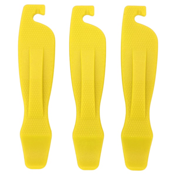 3PCS Sykkeldekk Pry Bar Nylon Dekk Spak Anti Slip Høy Hardhet Sykkel Dekk Spak Reparasjonsverktøy Gul