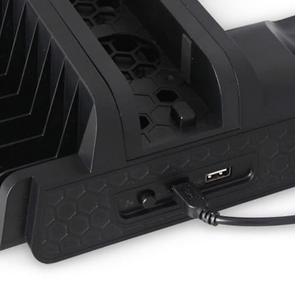 Spillekonsol køleventilator Stille Effektiv Varmeafledning USB Ekstern Køler til PS4 Slim til PS4 Pro