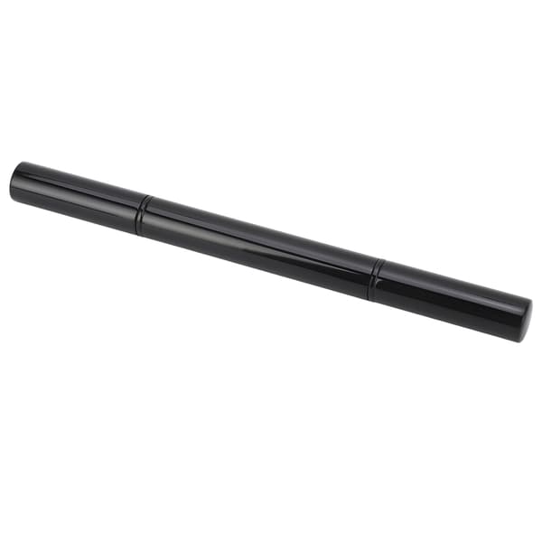 Dubbel ögonskuggsborste infällbar bärbar dubbelsidig ögonmakeupborste för utomhusresor