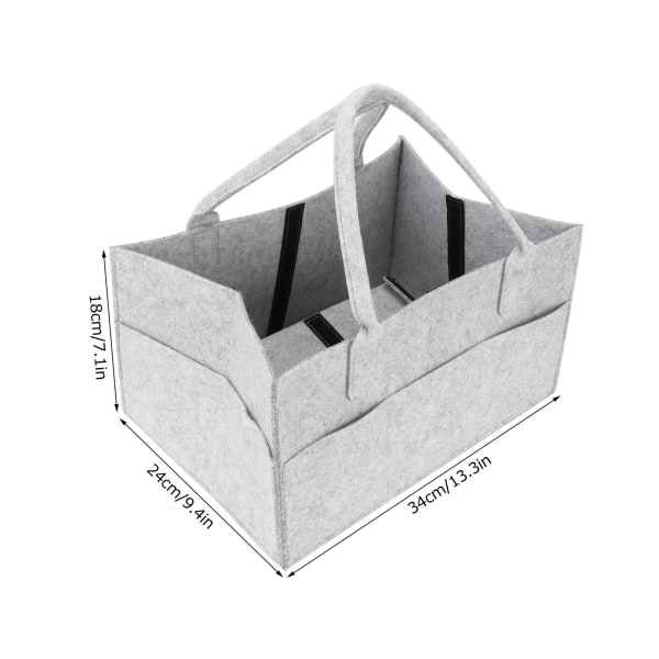 Baby Filt Reseförvaringsväska Bärbar organizer hållarväska för Sparkläder Baby kosmetika