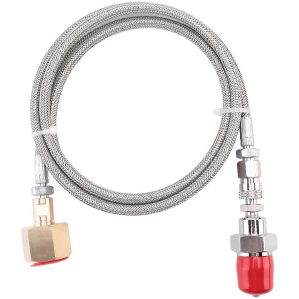 Grohe Blue Home CO2-adapter högtrycksslang 1,5M för vattenkarbonatorer CO2-fer Silver
