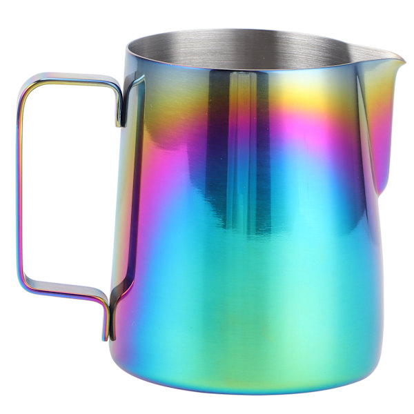 350 ml Kaffe Latte Art Mugg Färgglad Mjölkskummare Mugg med Skala