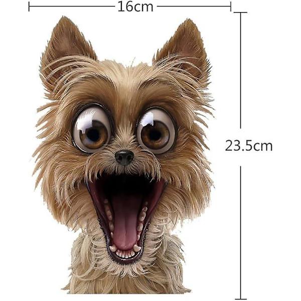 3D søt katt og tegneseriehund bilklistremerker sett for biler, hjem og kontor