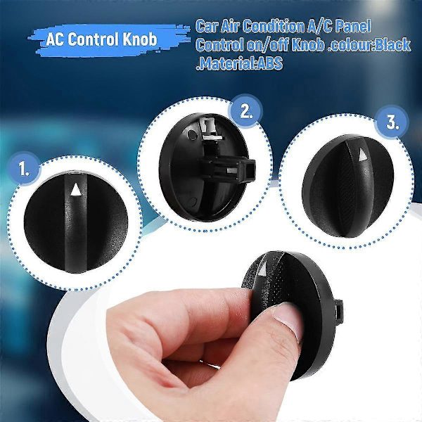 Bil Aircondition A/C Panel Kontrol Kontakt Knap Sort Til Toyota Hilux Vigo 2004-2011 55905-0K011 559050K011 Zekai