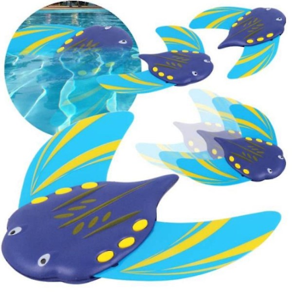 Stingray Glider - Undervattenleksak för Pool med Justerbara Fenor (Enkelpack)