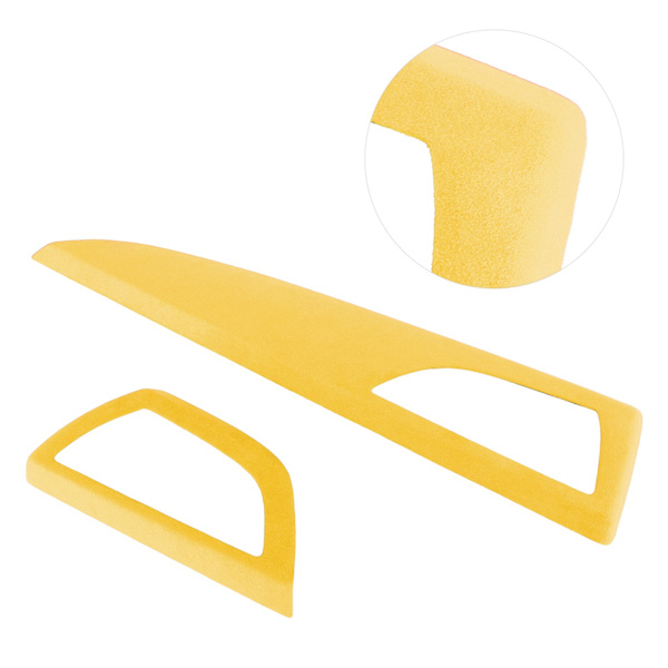CoPilot Instrument Panel Deksel AC Outlet Suede Trim Fit for 1 Serie F20 F21 20112016(Brilliant Yellow )