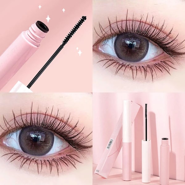 Cosmetics Mascara Vedenpitävä pitkäkestoinen volyymia antava ripsiväri Smudgeproof Makeup Mascara