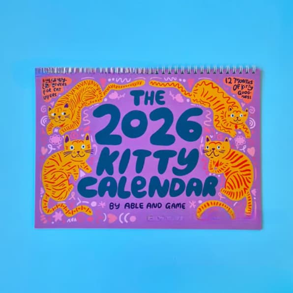 2026 Kattekalender, 2026 Veggkalender, Kattekalender, 2026 Veggplanlegger 2026 Rosa Kattekalender, Nyttårsgave 2pcs
