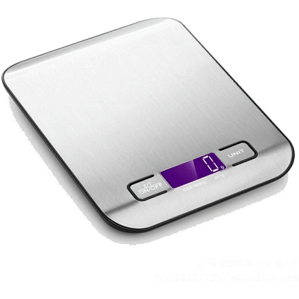 Matvåg Digital Köksvåg 5kg/11lb för bakning, matlagning och måltidsförberedelse, 6 delar med