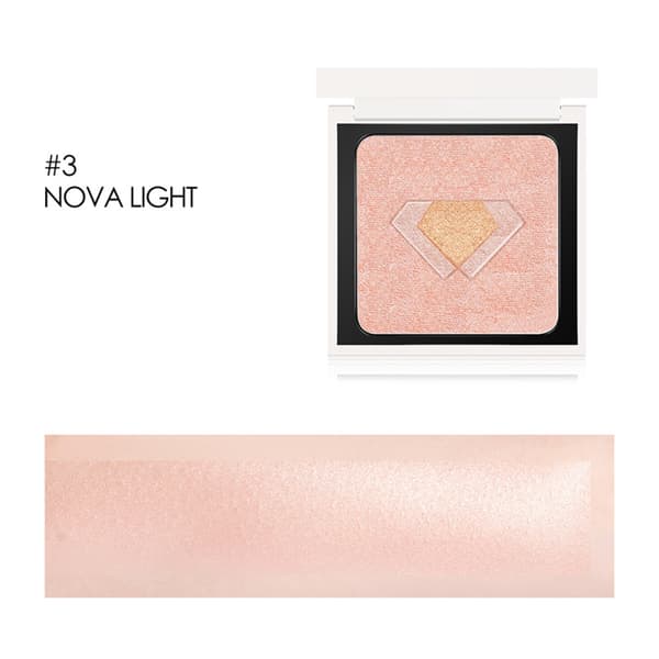 Profesjonell Highlighter Puder Ansiktskontur Brightener Ansikt Skjønnhet Sminkepuder#3
