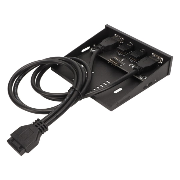 USB frontpanel USB 3.0 4 portar Stabil överföring Jamproof Support Hot Plugging 3,5 tums frontpanel för case