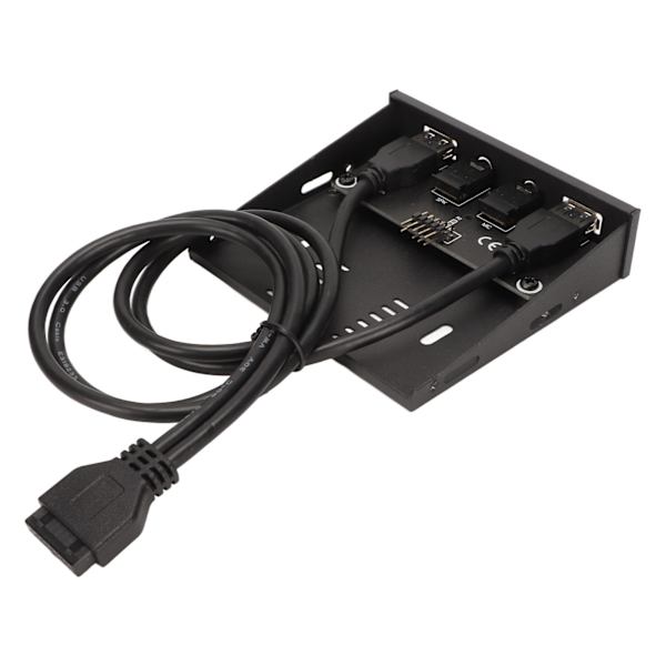 USB-frontpanel USB 3.0 4-porte Stabil transmission Jamproof Support Hot Plugging 3,5 tommer frontpanel til computertaske