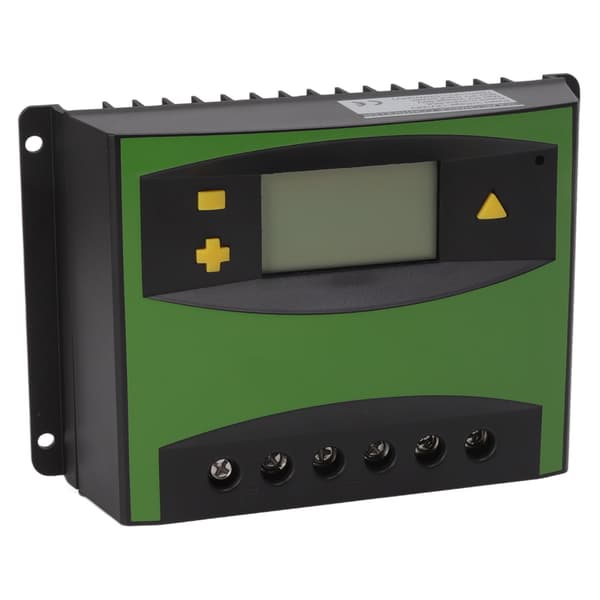 12V 24V 60A Solarladeregulator Intelligent Solcellepanel Batteriregulator med LCD-skjerm